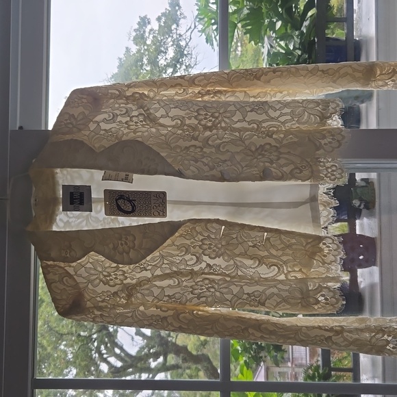 ORNA FARHO LACE SUIT NEW, NEVER WORN WITH TAGS. From a pet and smoke-free home! - Picture 1 of 12